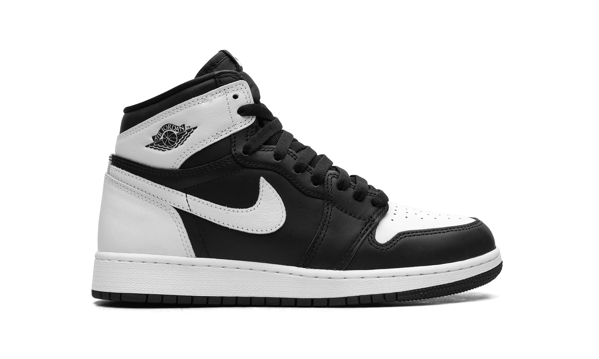 Air Jordan 1 Retro High OG GS "BLACK/WHITE/WHITE" jordan school kids shoes