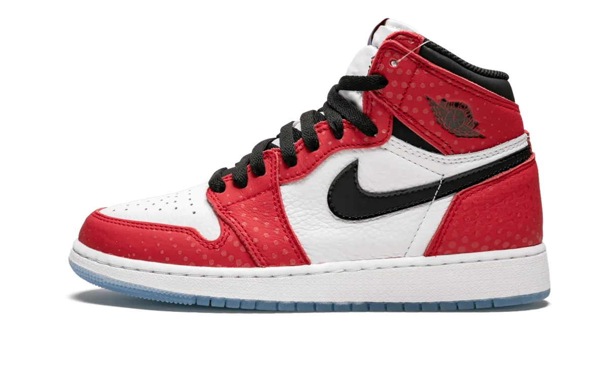 Air Jordan 1 Retro High OG GS "Spider-Man Origin Story" Jordan Grade School shoes