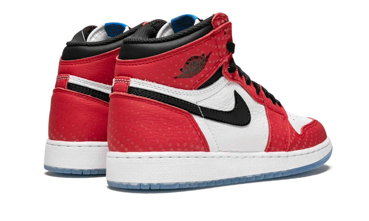 Air Jordan 1 Retro High OG GS "Spider-Man Origin Story" jordan grade school sneakers