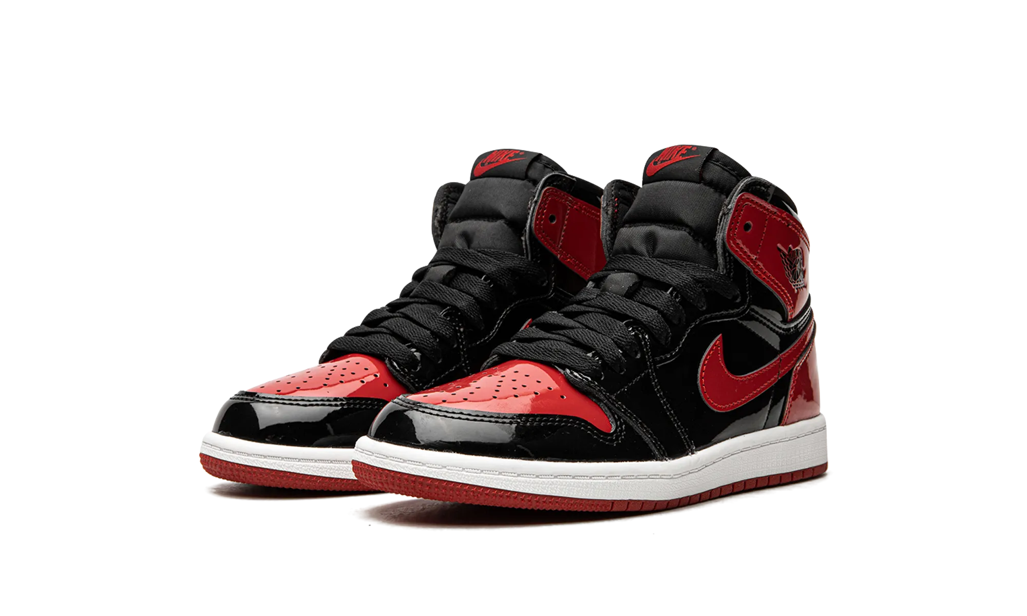 Air Jordan 1 Retro High OG PS "Bred Patent" jordan preschool kids shoes