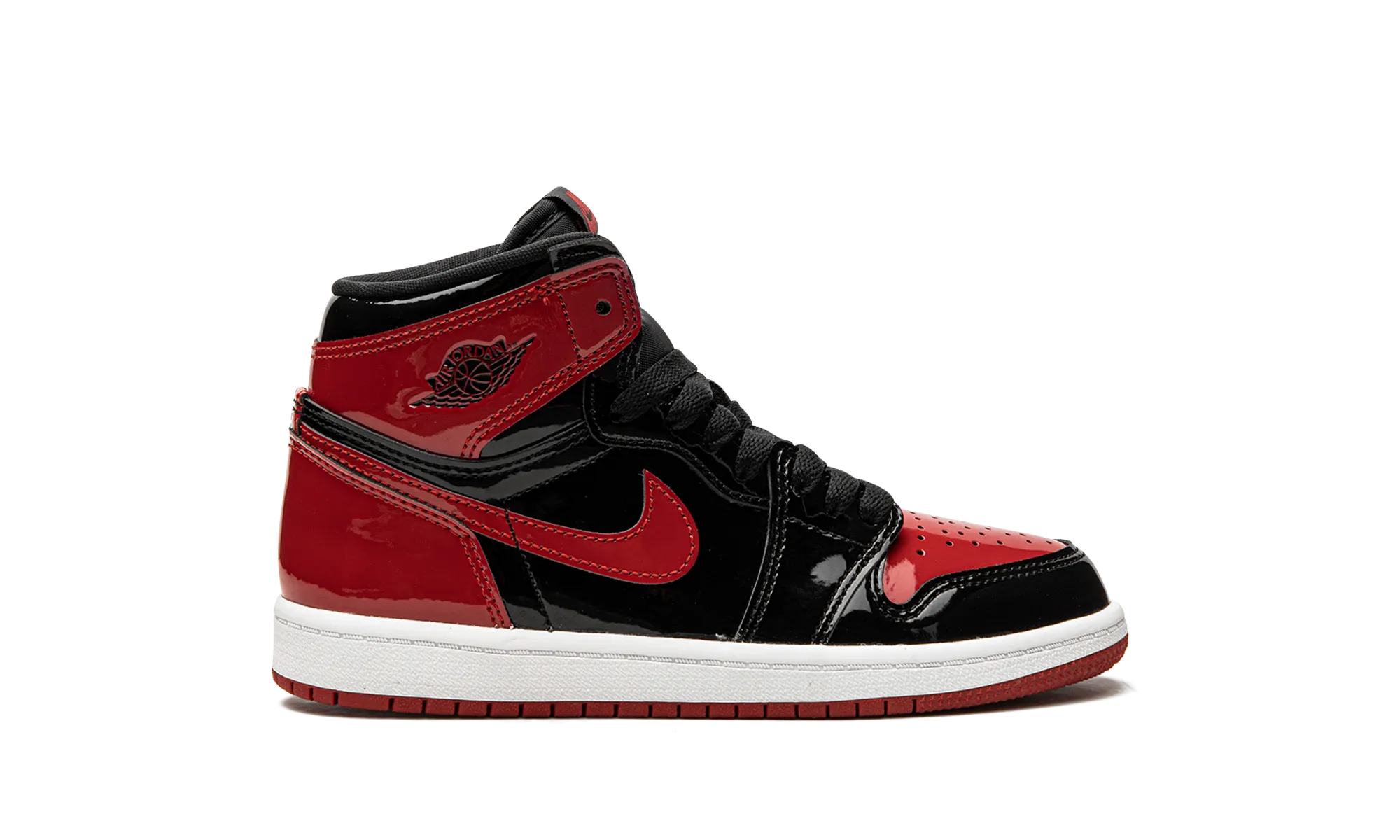 Air Jordan 1 Retro High OG PS "Bred Patent" jordan preschool kids shoes