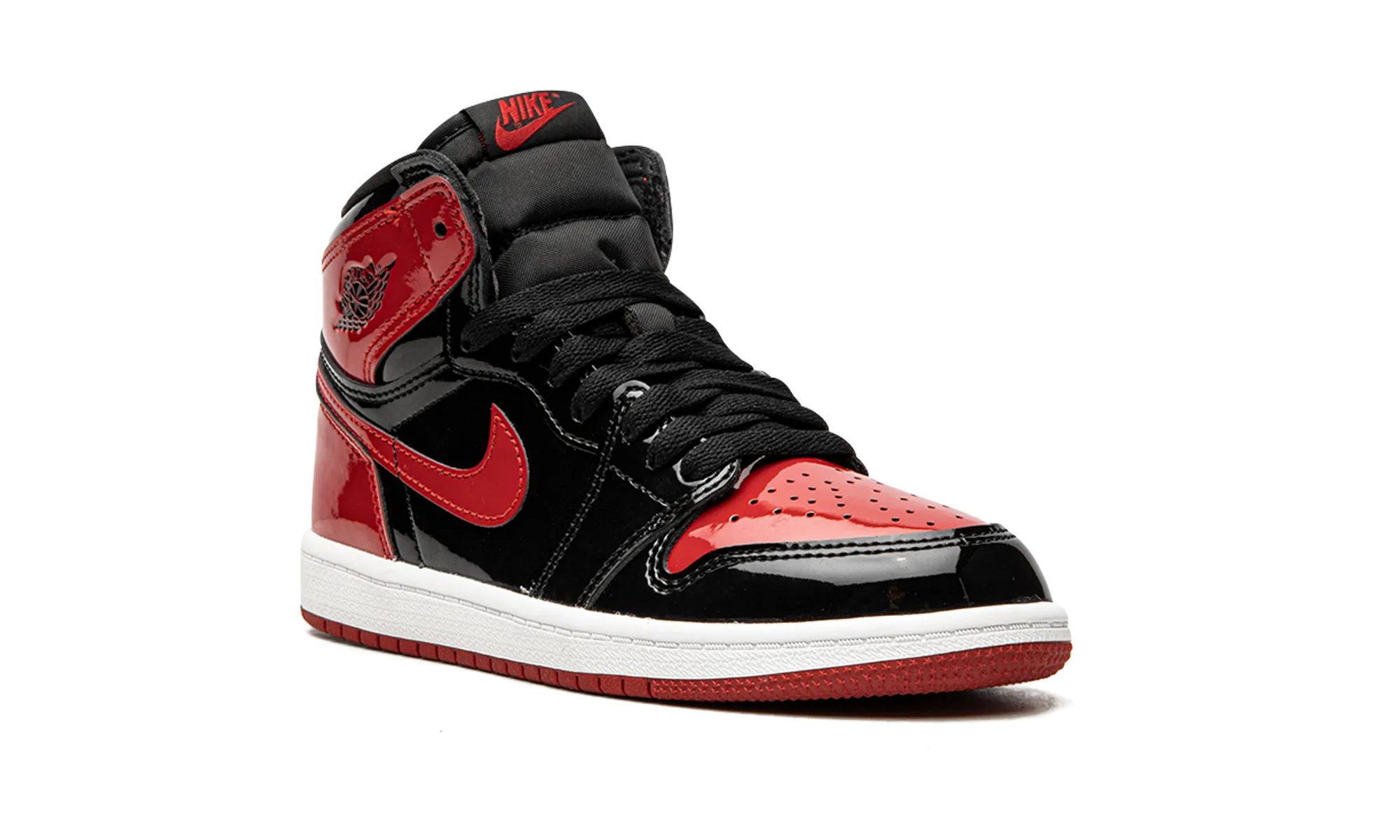 Air Jordan 1 Retro High OG PS "Bred Patent" jordan preschool kids shoes