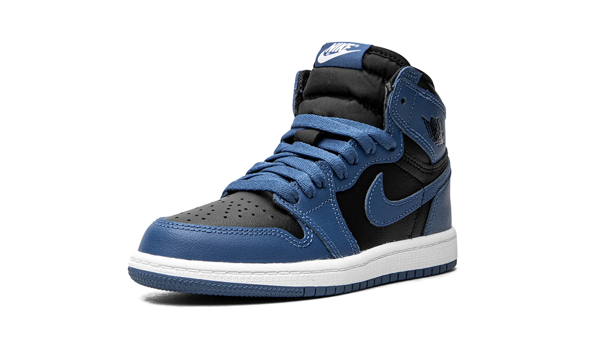 Air Jordan 1 Retro High OG PS "Dark Marina Blue" jordan preschool kids shoes