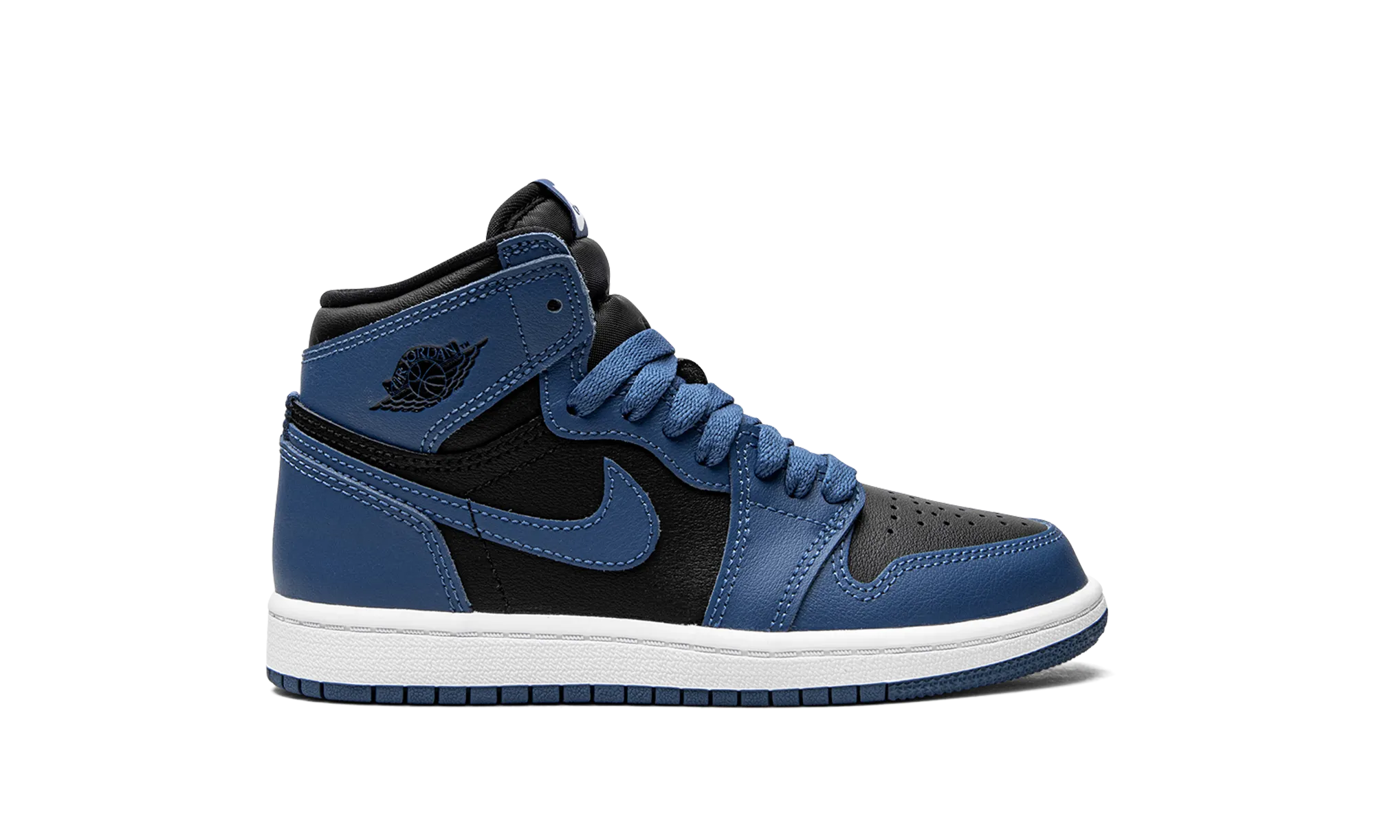 Air Jordan 1 Retro High OG PS "Dark Marina Blue" jordan preschool kids shoes