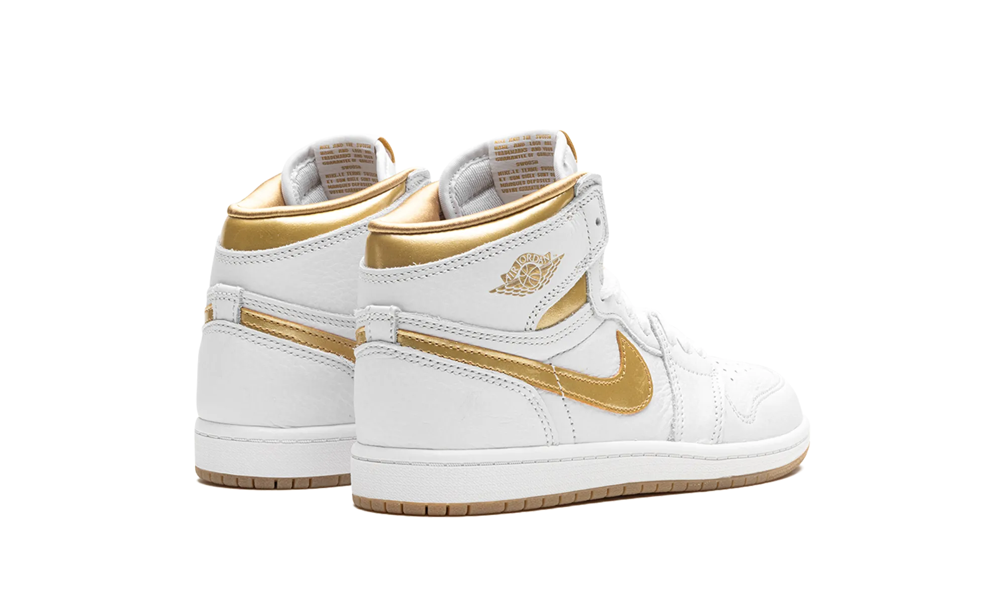 Air Jordan 1 Retro High OG PS "Metallic Gold" jordan preschool kids shoes