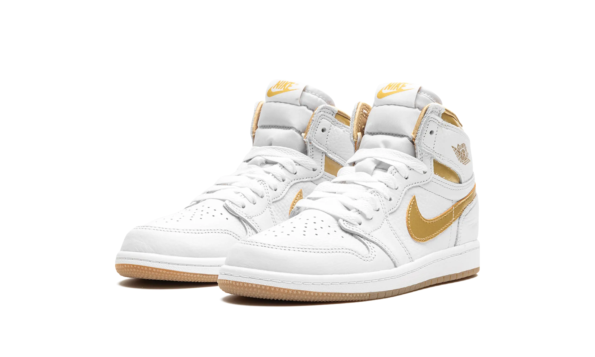 Air Jordan 1 Retro High OG PS "Metallic Gold" jordan preschool kids shoes