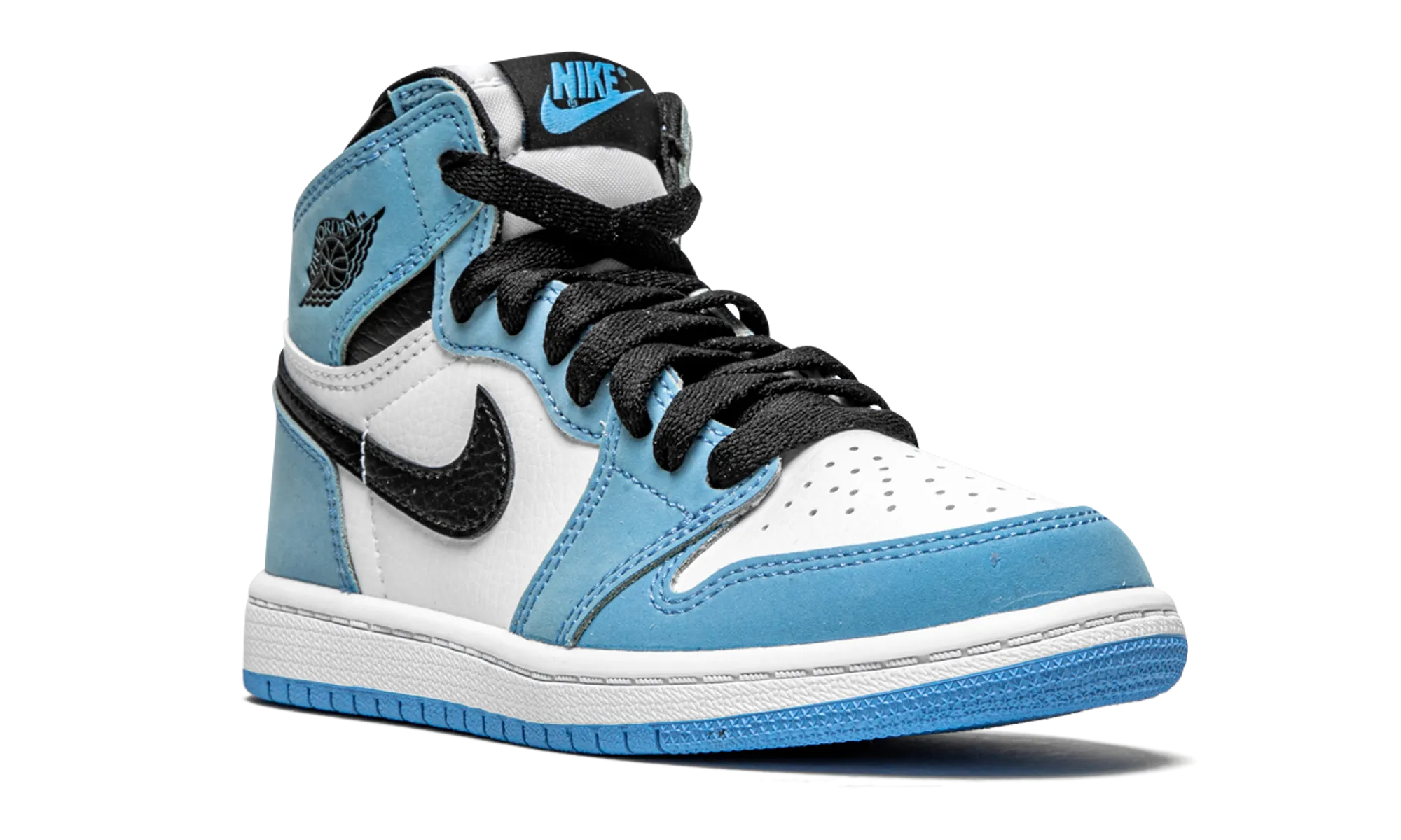 Air Jordan 1 Retro High OG PS "University Blue" jordan preschool kids shoes