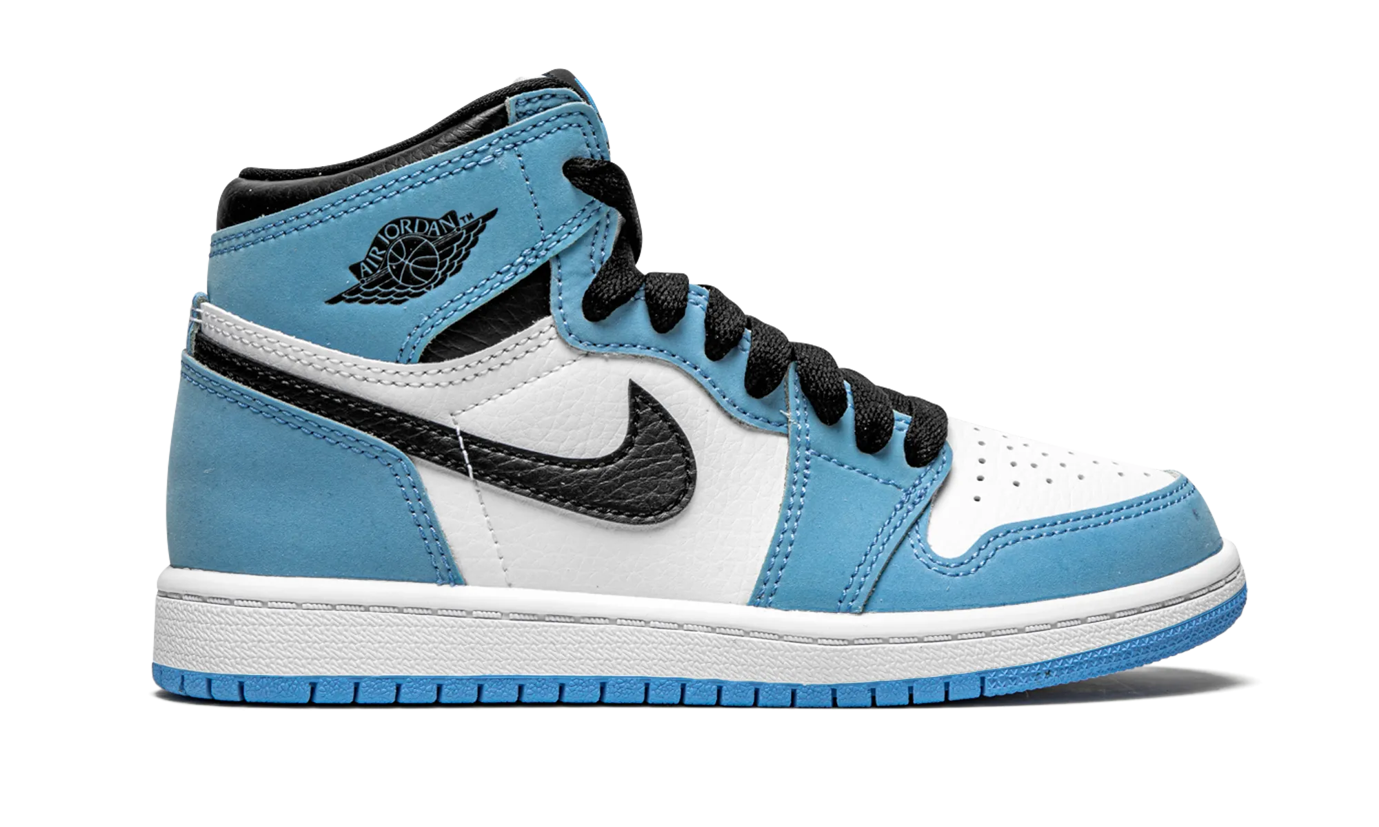 Air Jordan 1 Retro High OG PS "University Blue" jordan preschool kids shoes
