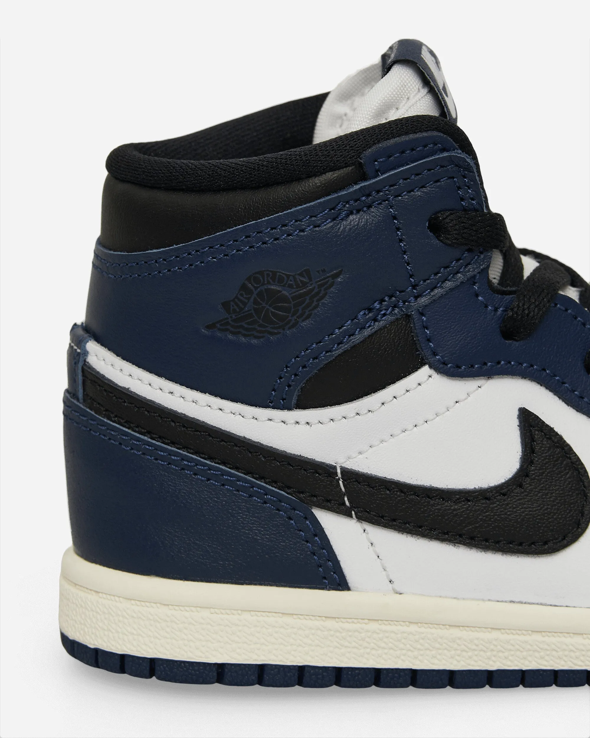 Air Jordan 1 Retro High OG (TD) Sneakers Midnight Navy Flexible Shoes