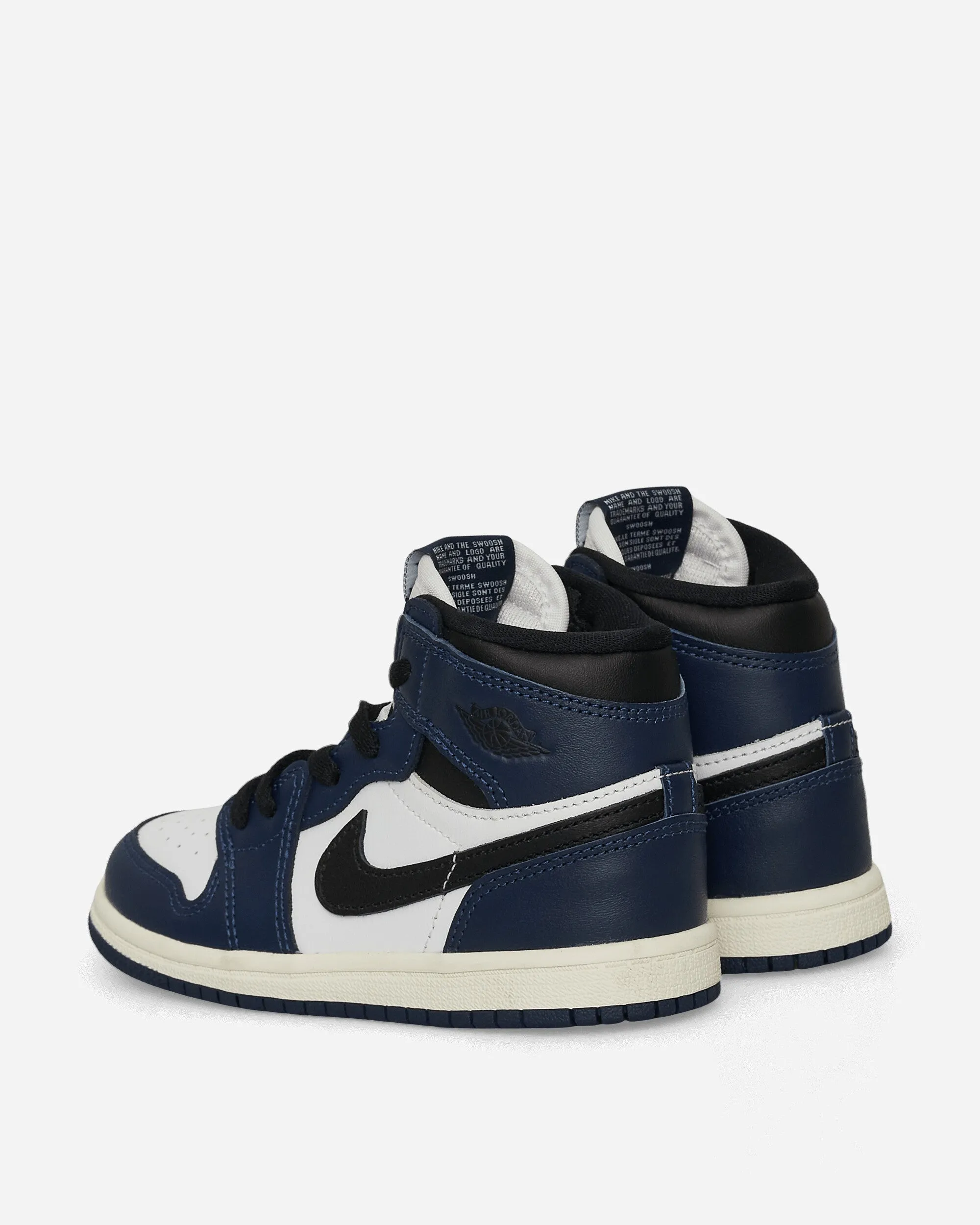 Air Jordan 1 Retro High OG (TD) Sneakers Midnight Navy Flexible Shoes