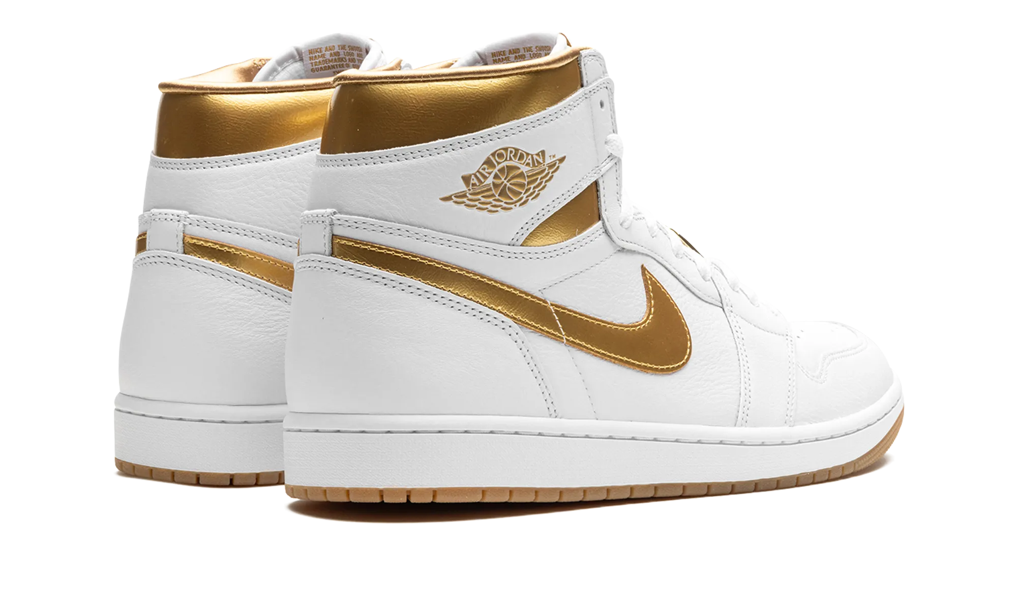 AIR JORDAN 1 RETRO HIGH OG WMNS "Metallic Gold" jordan classic womens shoes