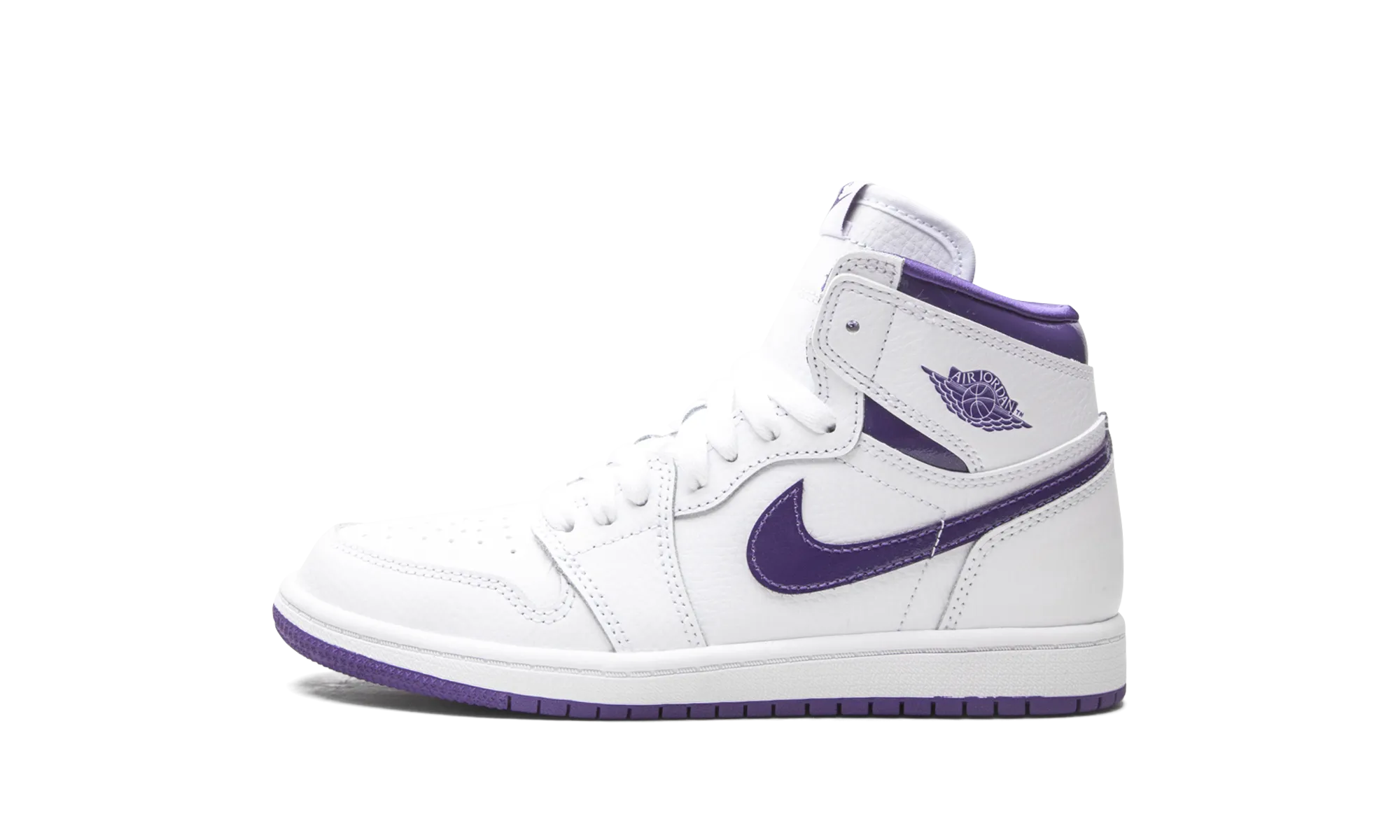 Air Jordan 1 Retro High PS "Court Purple" Jordan Pre School shoes