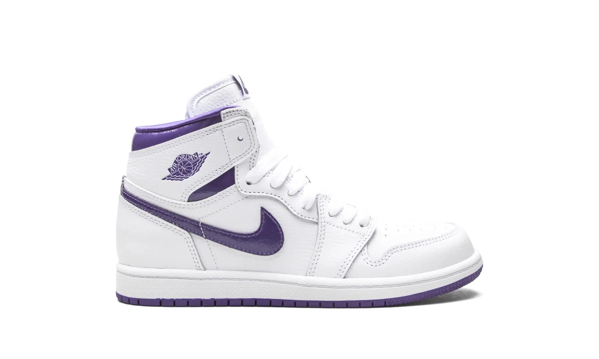 Air Jordan 1 Retro High PS "Court Purple" jordan preschool kids shoes