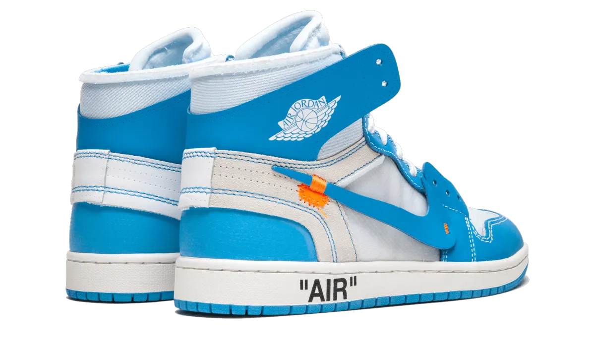 Air Jordan 1 Retro High "Off White - UNC" jordan athletic mens shoes