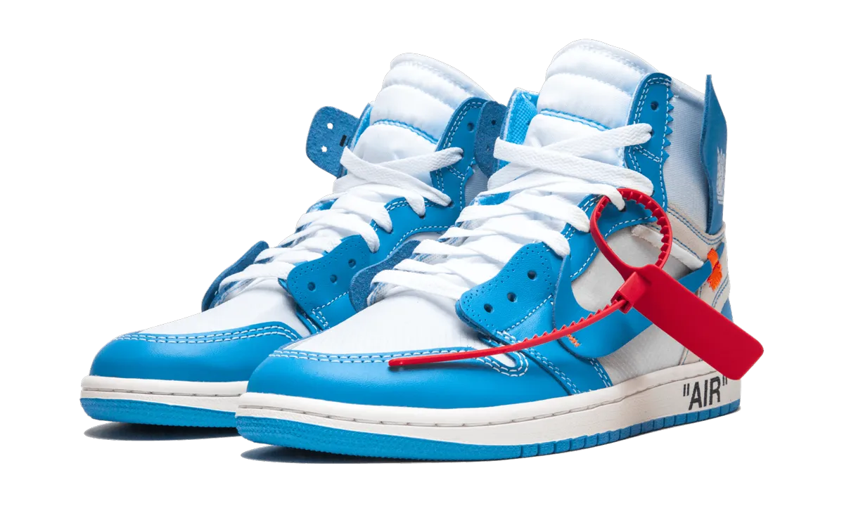 Air Jordan 1 Retro High "Off White - UNC" jordan athletic mens shoes
