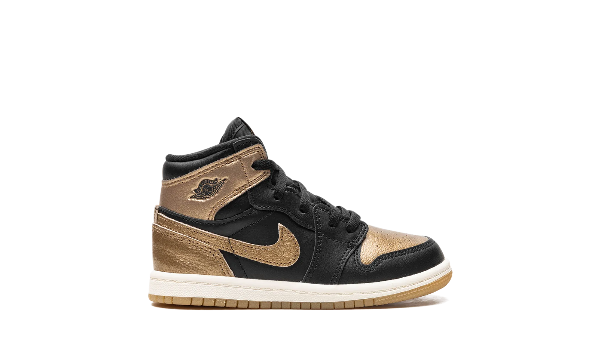 Air Jordan 1 TD "Black Metallic Gold" jordan toddler baby shoes