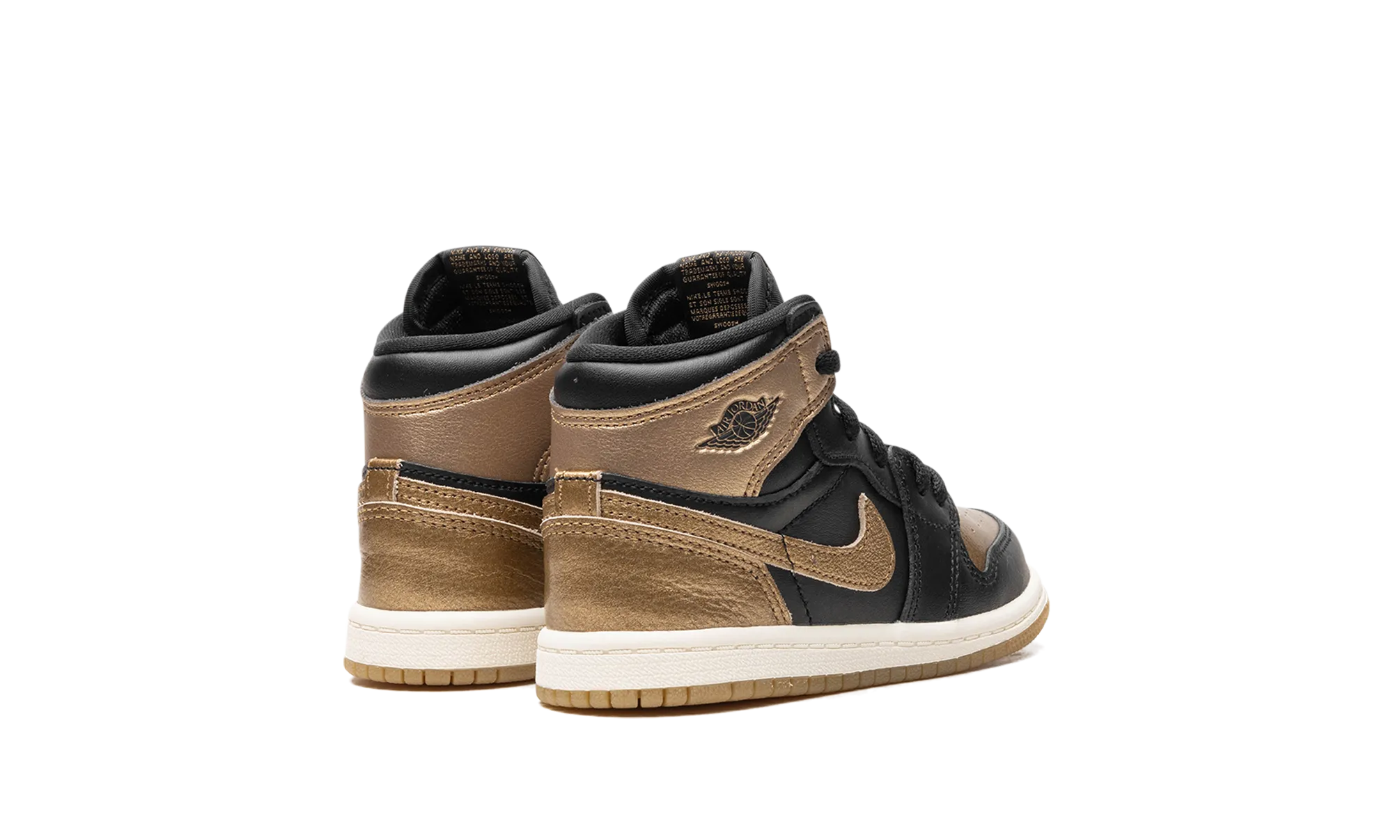 Air Jordan 1 TD "Black Metallic Gold" jordan toddler baby shoes