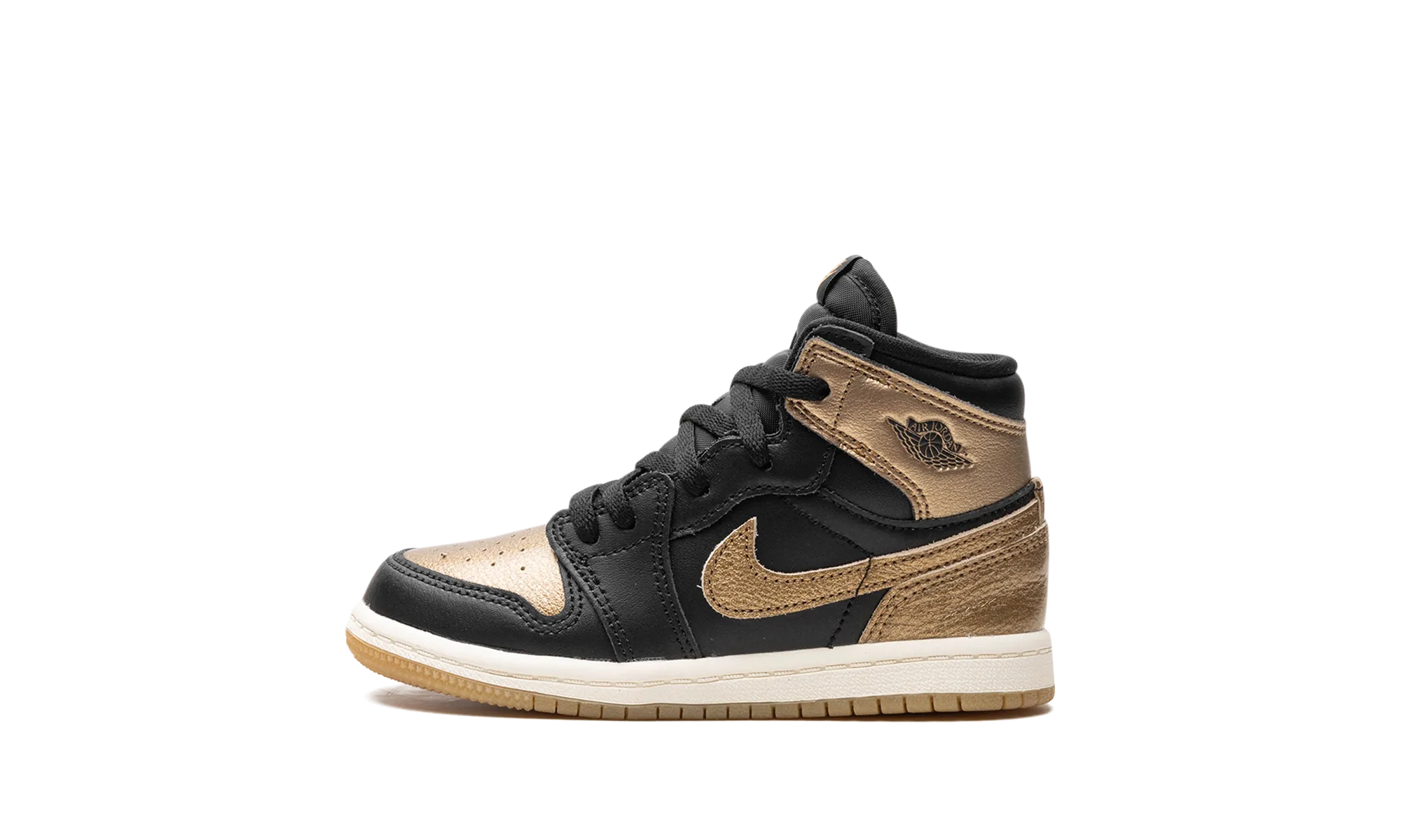 Air Jordan 1 TD "Black Metallic Gold" Jordan Toddler shoes