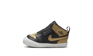 Air Jordan 1 TD "Black Metallic Gold" Jordan Toddler shoes