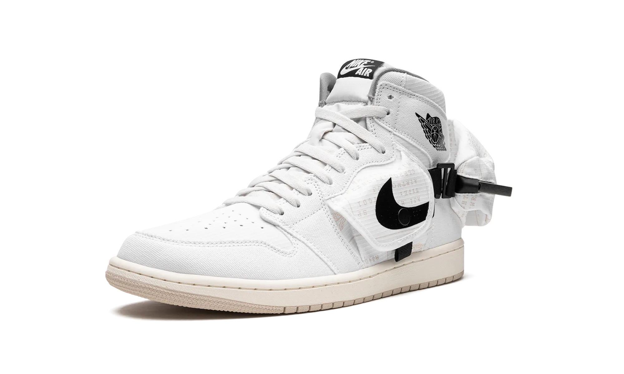 Air Jordan 1 Utility "WHITE BLACK" jordan mens sport sneakers