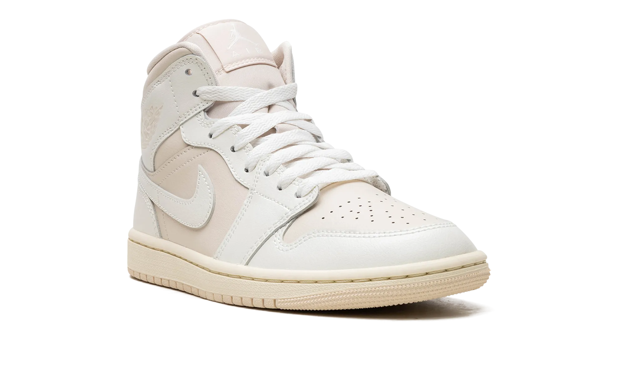 Air Jordan 1 WMNS "White / Light Tan" jordan womens sporty sneakers