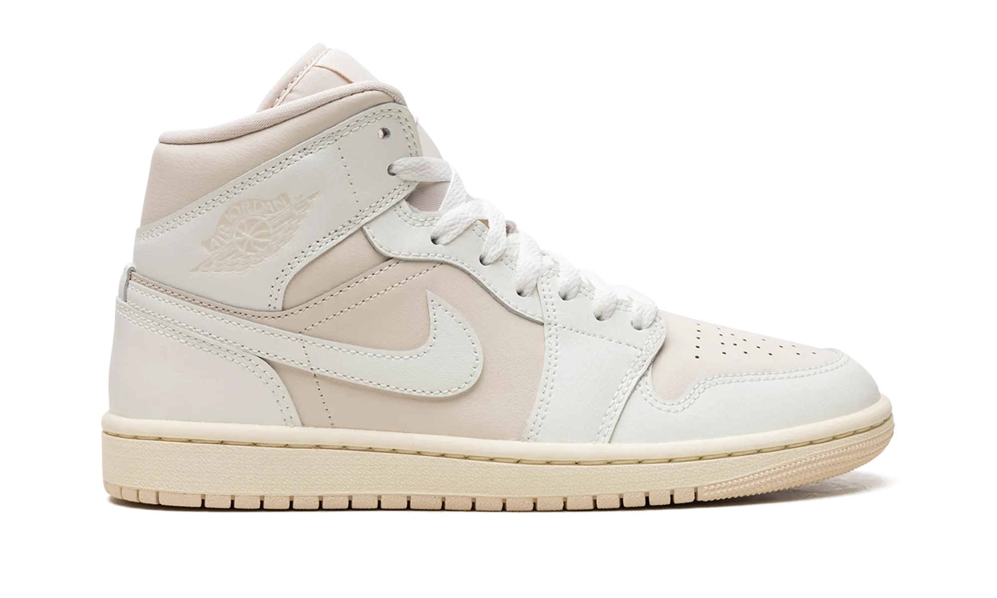 Air Jordan 1 WMNS "White / Light Tan" jordan womens sporty sneakers