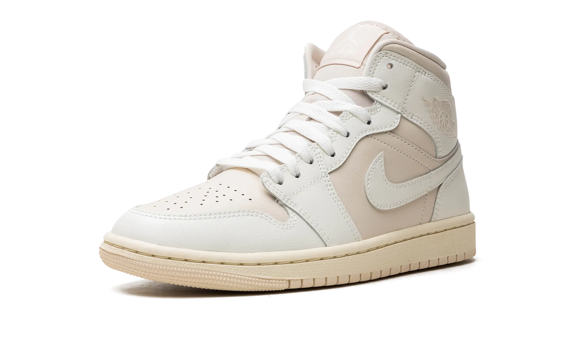 Air Jordan 1 WMNS "White / Light Tan" jordan womens sporty sneakers