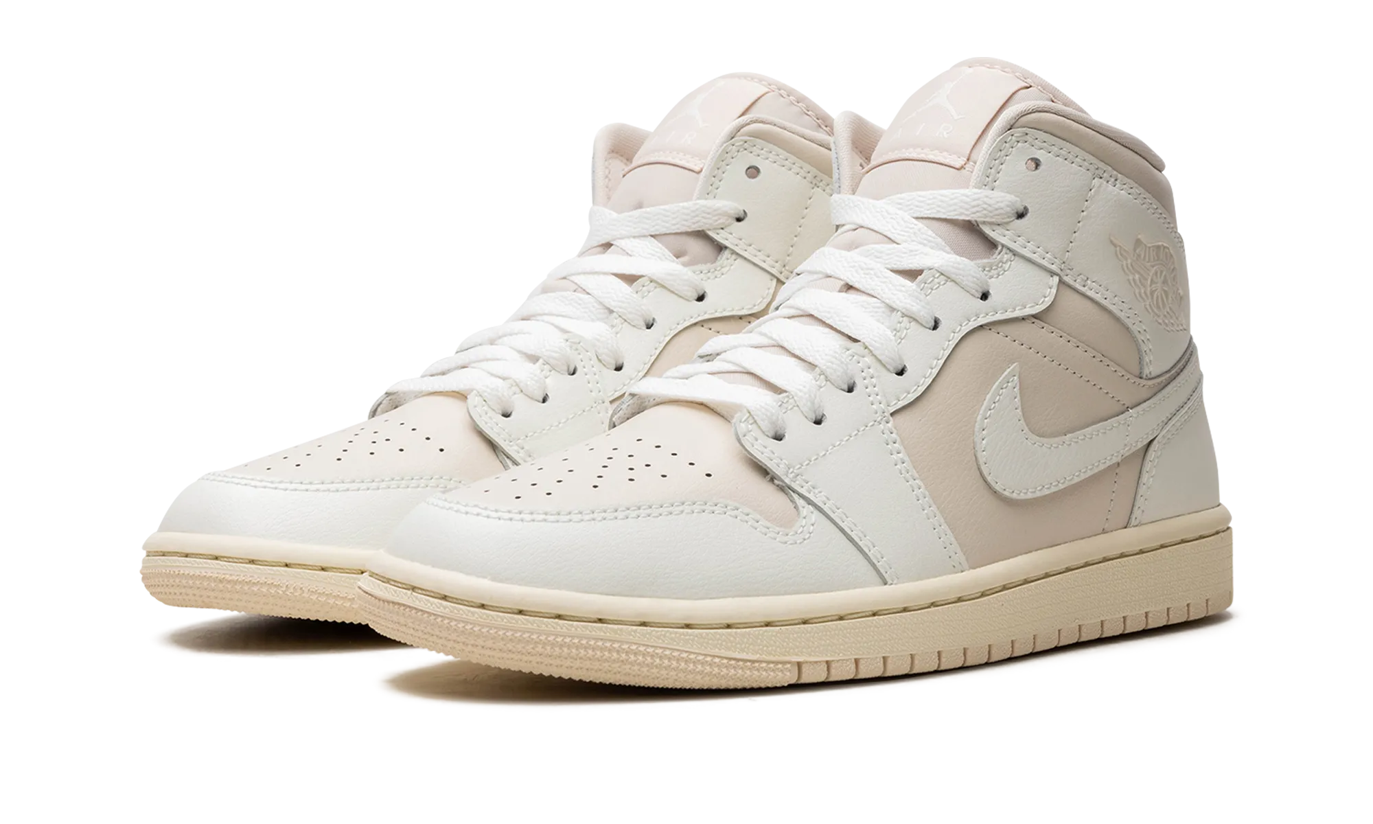 Air Jordan 1 WMNS "White / Light Tan" jordan womens sporty sneakers