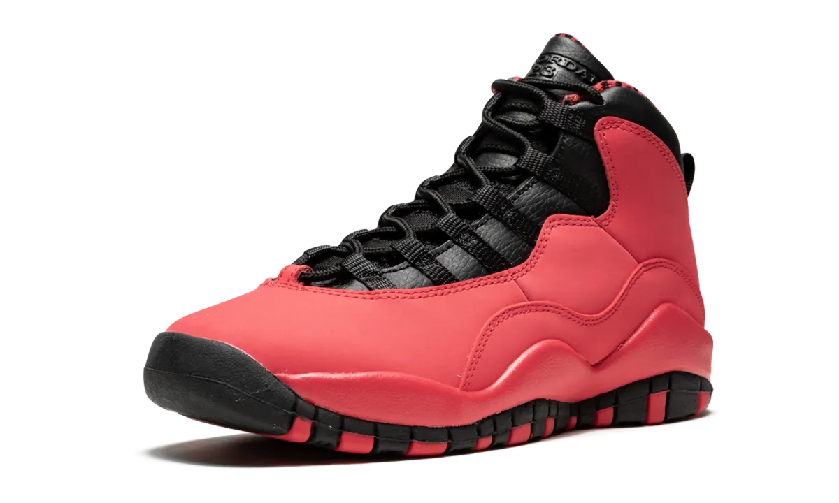 Air Jordan 10 Retro GS "Fusion Red" jordan grade school sneakers