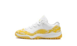 Air Jordan 11 Low PS "Yellow Snakeskin" Jordan Pre School shoes