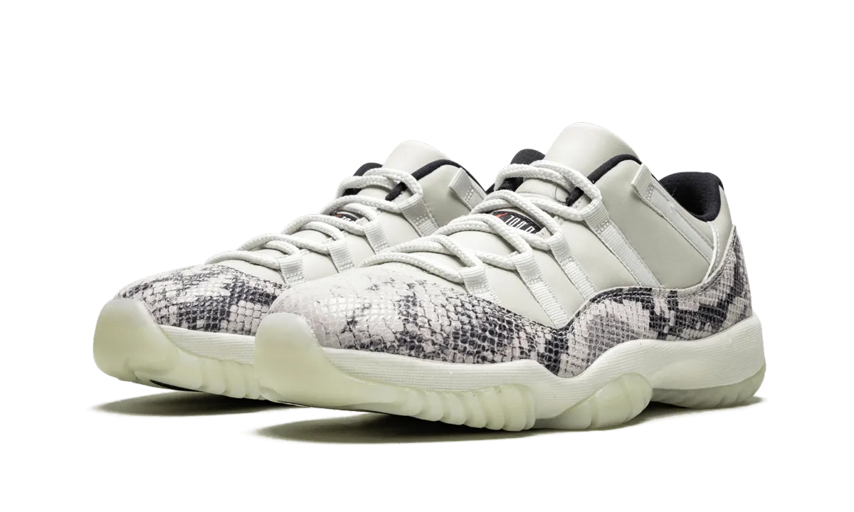 Air Jordan 11 Retro Low "Snakeskin Light Bone" jordan athletic mens shoes