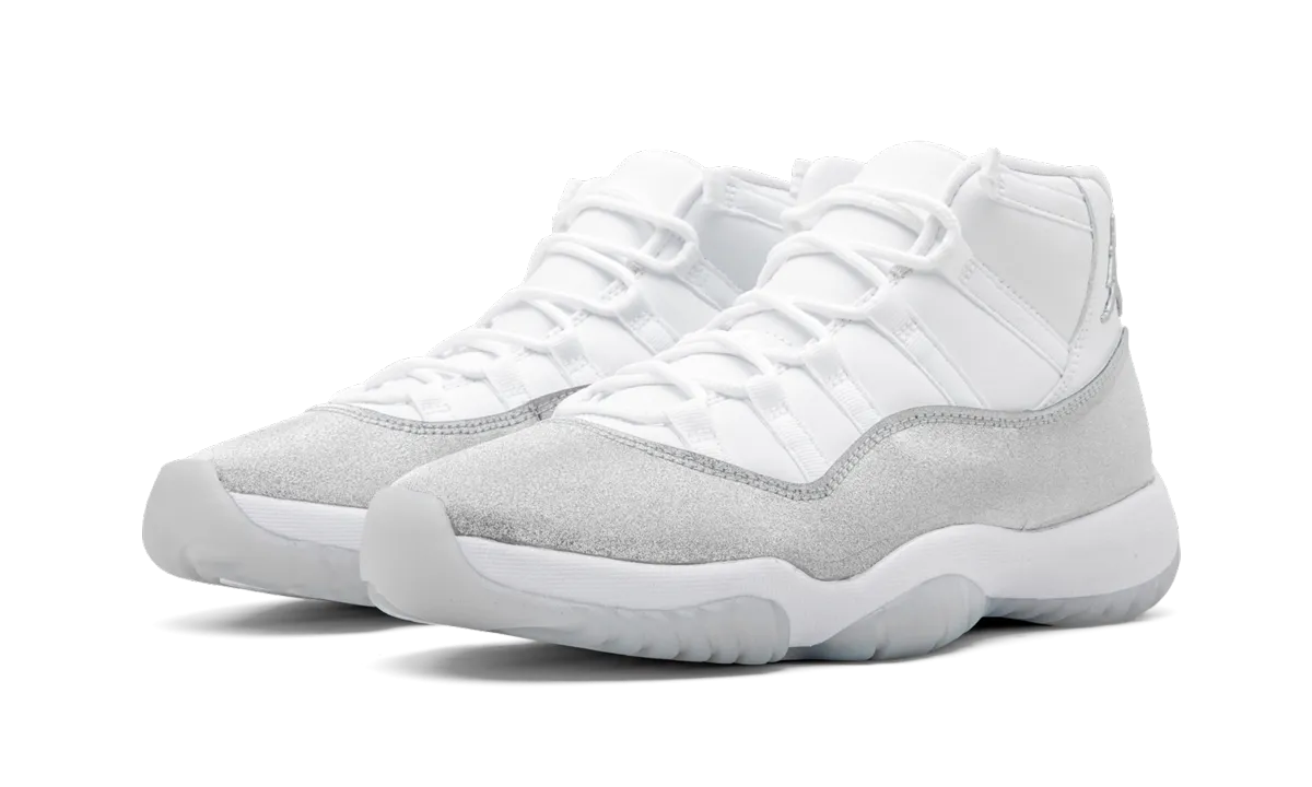 AIR JORDAN 11 RETRO WMNS "METALLIC SILVER" jordan womens sporty sneakers