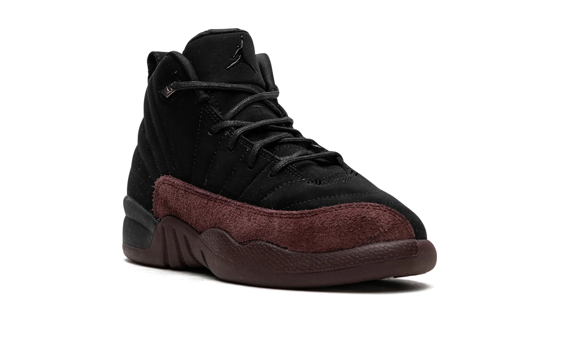 Air Jordan 12 PS "A Ma Manire - Black" jordan preschool kids shoes
