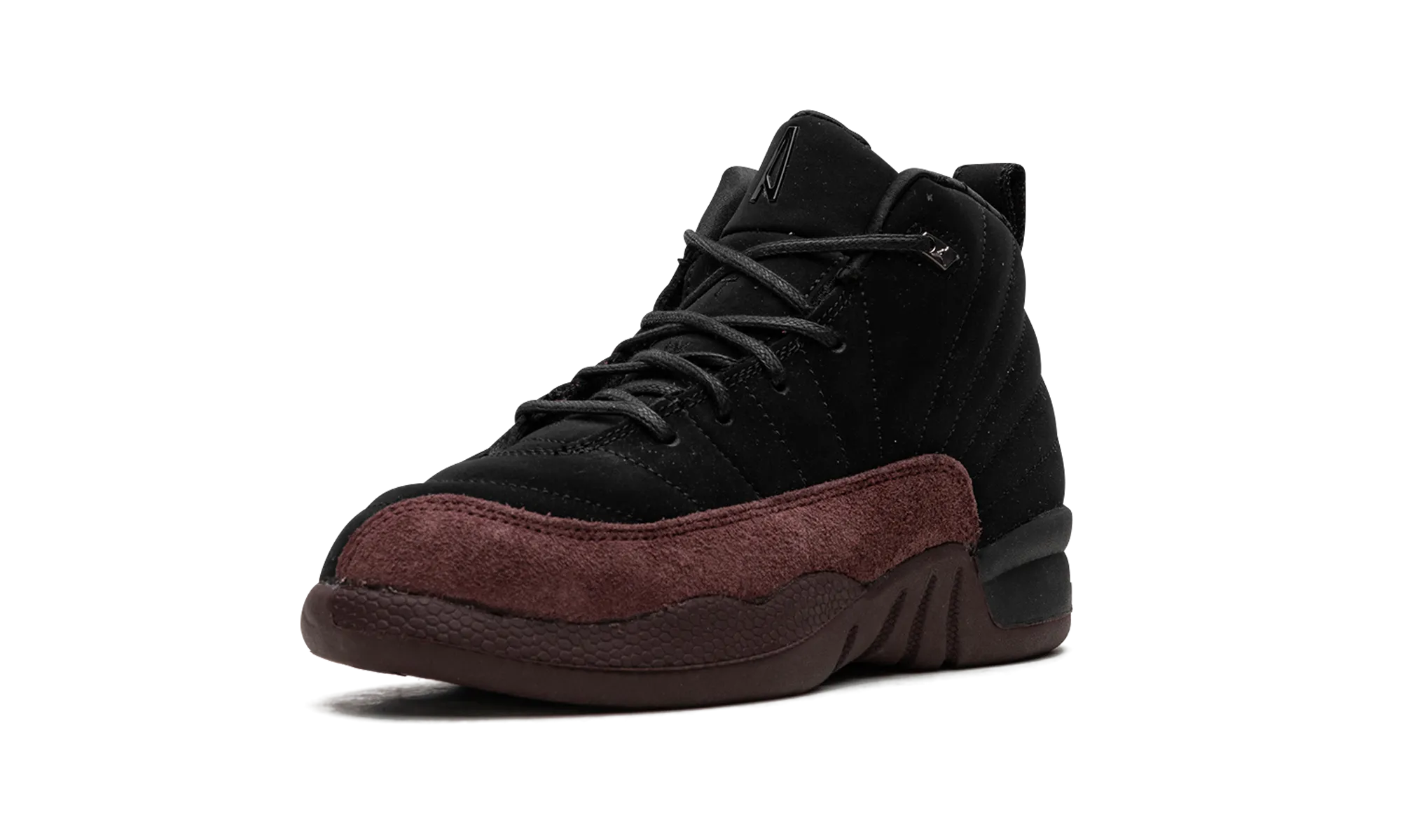 Air Jordan 12 PS "A Ma Manire - Black" jordan preschool kids shoes