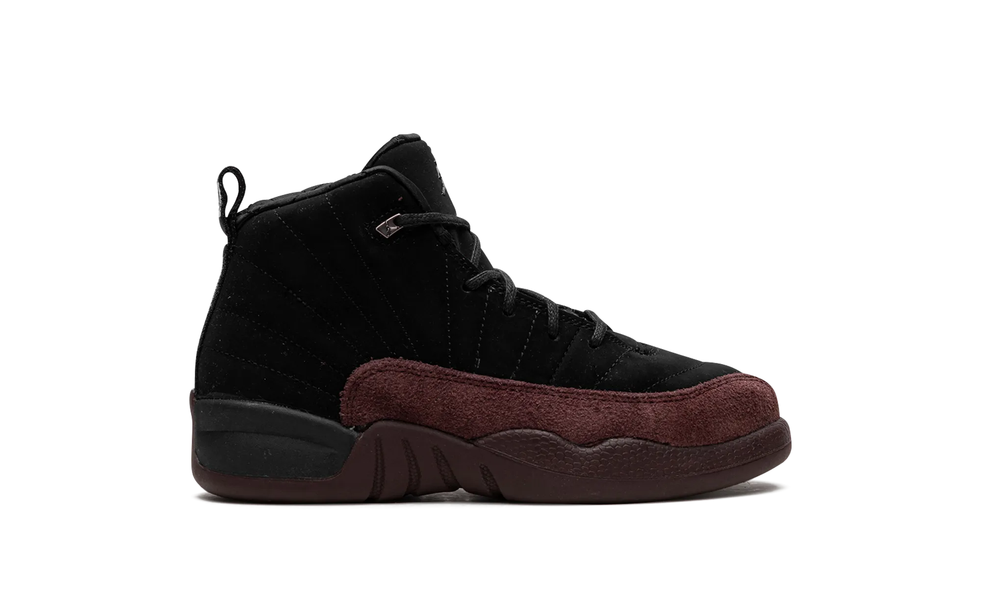 Air Jordan 12 PS "A Ma Manire - Black" jordan preschool kids shoes