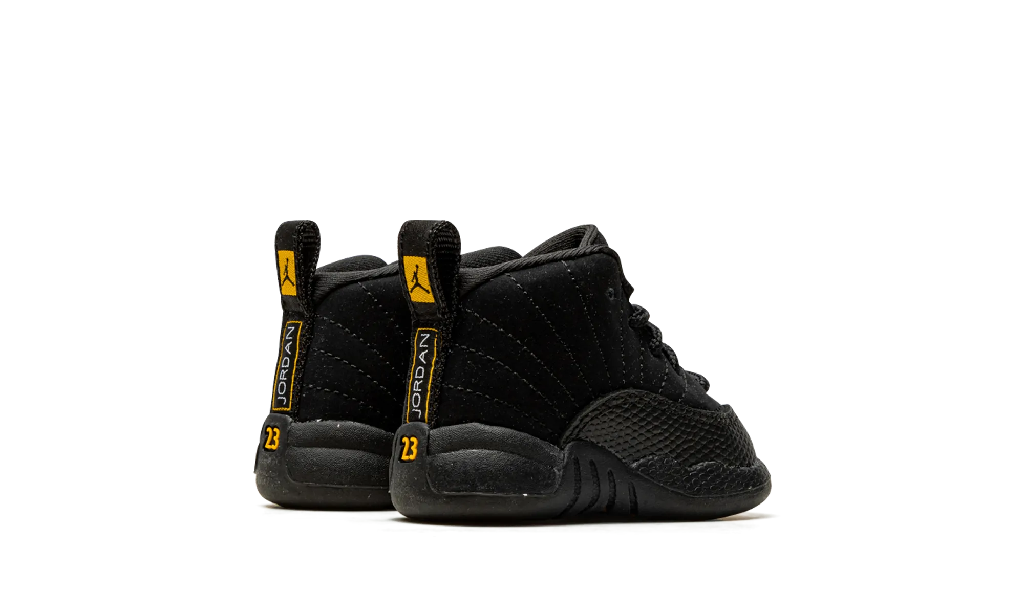 Air Jordan 12 TD "Black/Gold" jordan toddler baby shoes