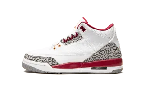 Air Jordan 3 GS "Cardinal" Jordan Grade School styles