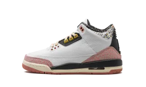 Air Jordan 3 GS "White/Red Stardust" Jordan Grade School styles