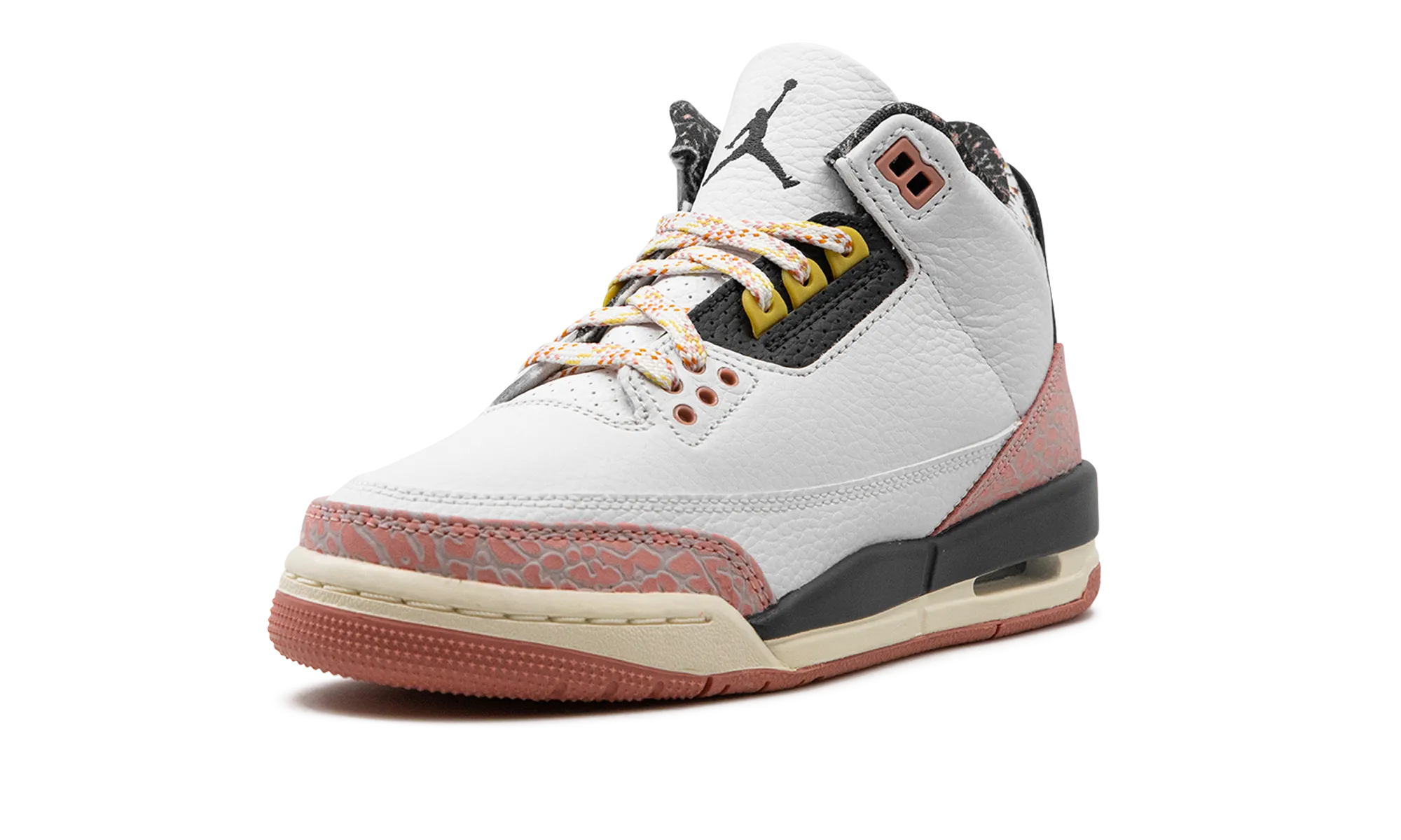 Air Jordan 3 GS "White/Red Stardust" jordan school kids shoes