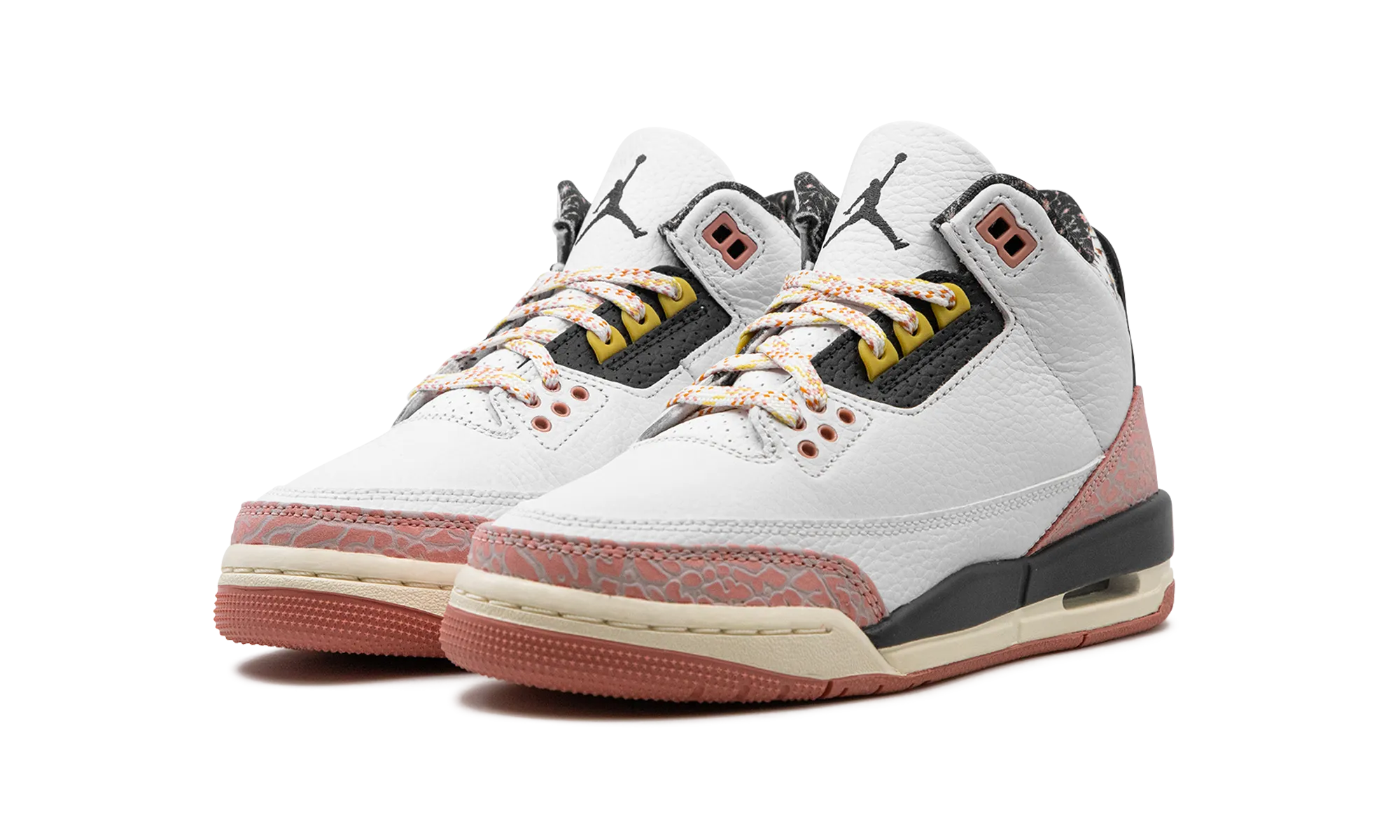 Air Jordan 3 GS "White/Red Stardust" jordan school kids shoes