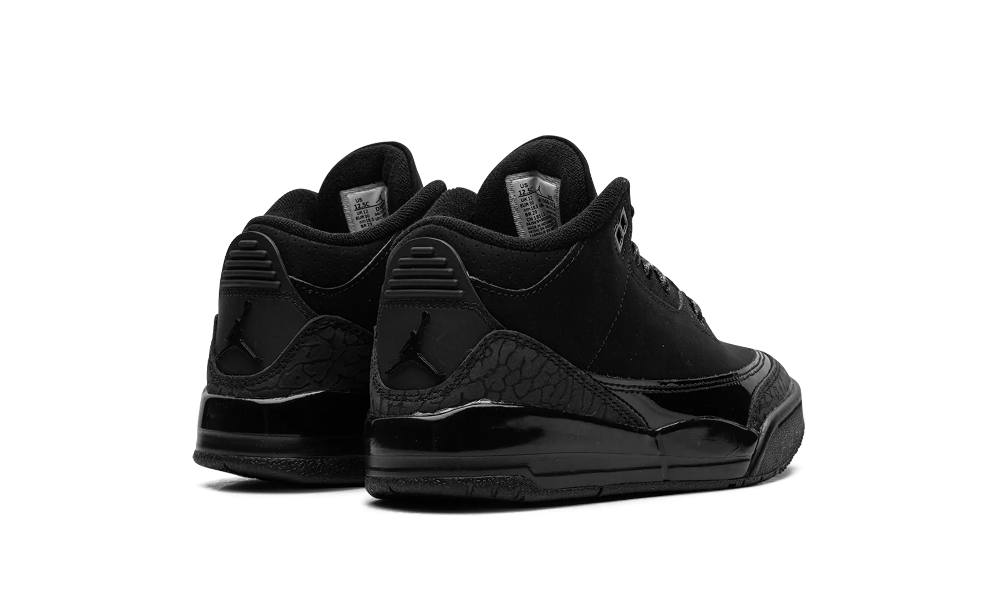 Air Jordan 3 PS "Black Cat" jordan preschool kids shoes