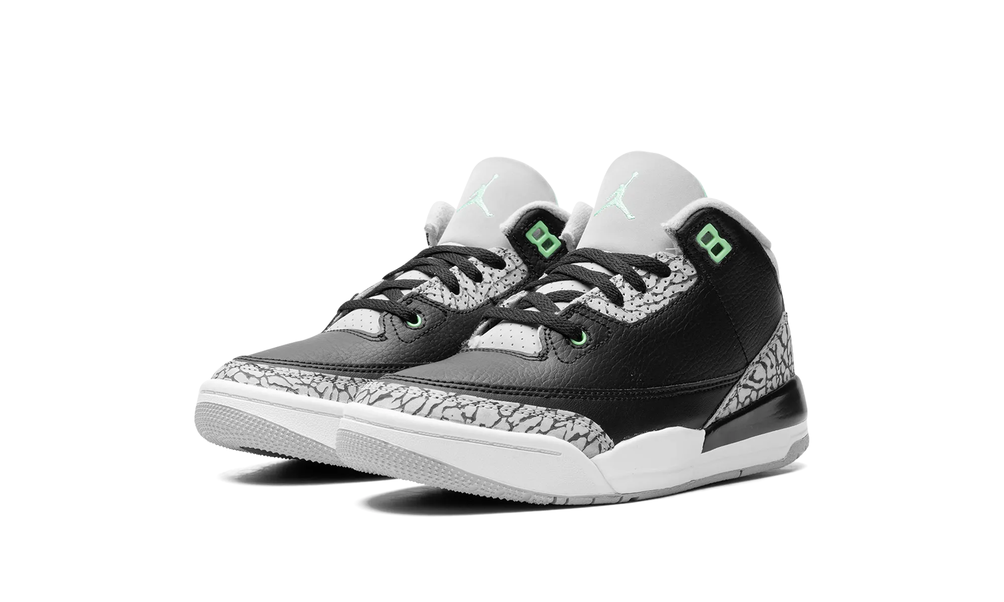 Air Jordan 3 PS "Green Glow" jordan preschool kids shoes