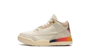 Air Jordan 3 PS "J Balvin - Medellin Sunset" Jordan Pre School shoes