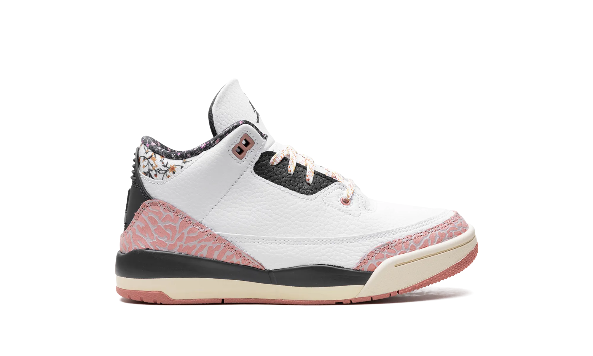 Air Jordan 3 PS "White/Red Stardust" jordan preschool kids shoes
