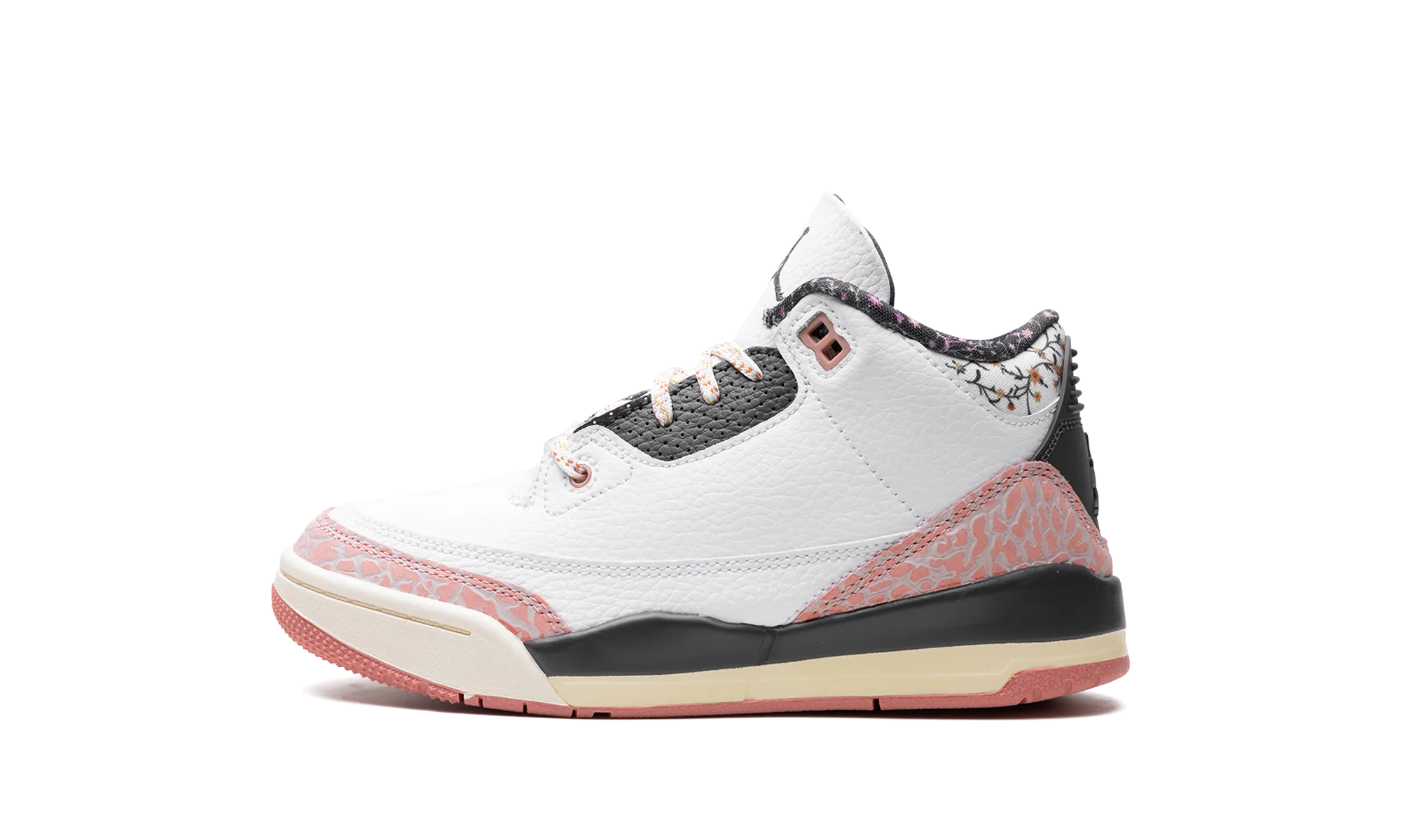 Air Jordan 3 PS "White/Red Stardust" Jordan Pre School shoes