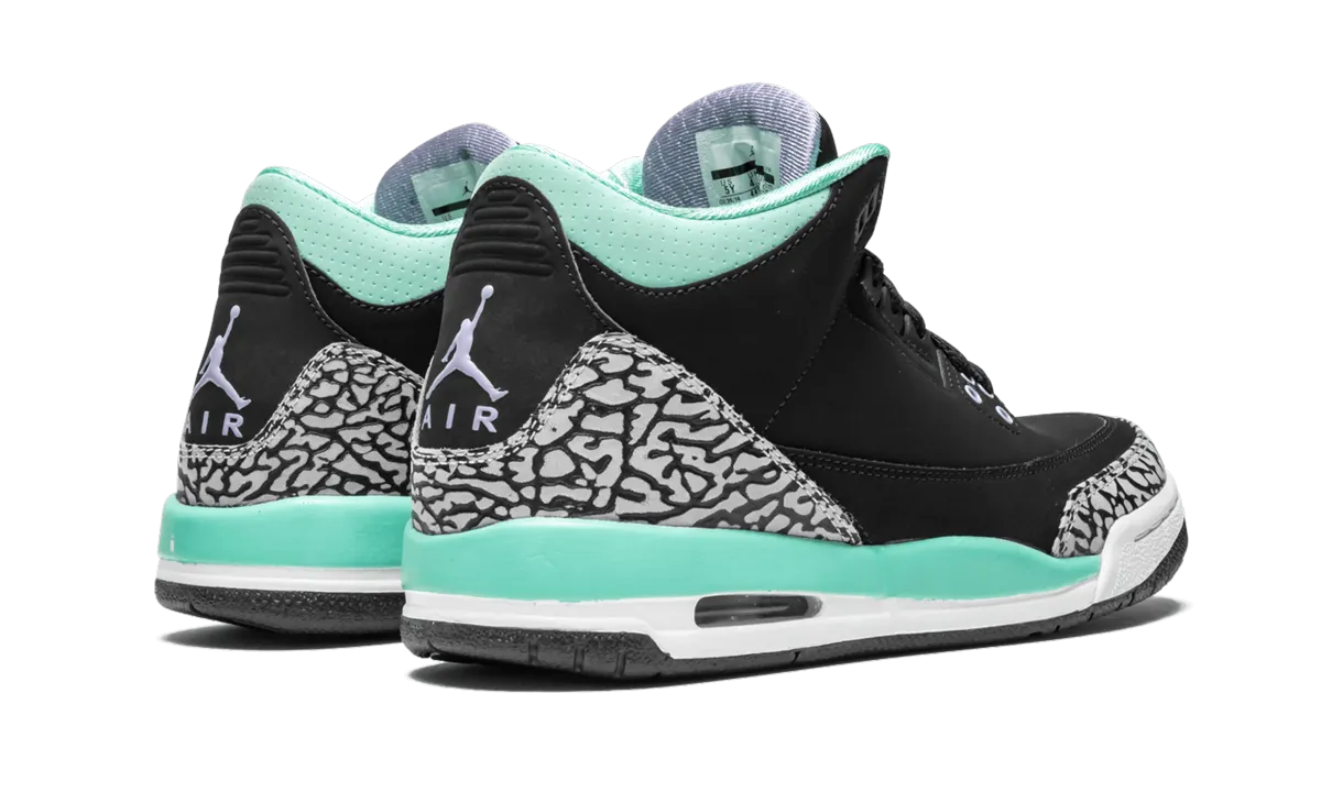 Air Jordan 3 Retro GS "Black Mint" jordan school kids shoes