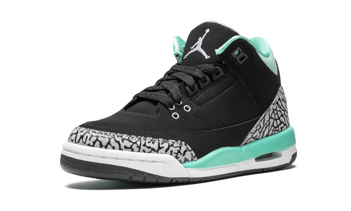 Air Jordan 3 Retro GS "Black Mint" jordan school kids shoes