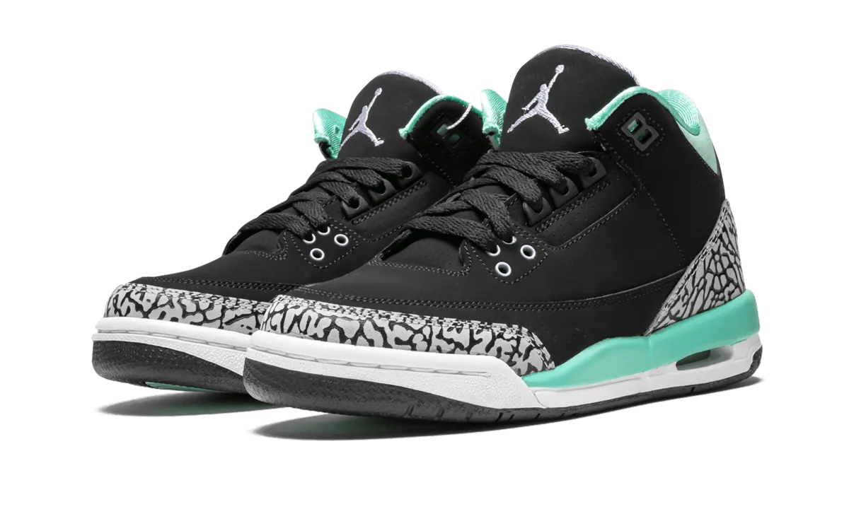 Air Jordan 3 Retro GS "Black Mint" jordan school kids shoes