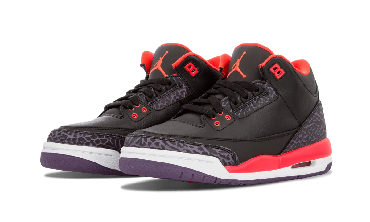 Air Jordan 3 Retro GS "Crimson" jordan school kids shoes