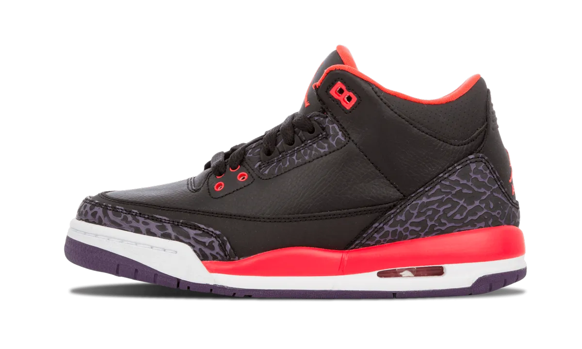 Air Jordan 3 Retro GS "Crimson" Jordan Grade School styles
